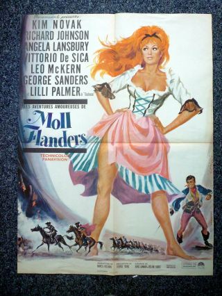 Amorous Adventures Of Moll Flanders 1965 French Movie Poster Kim Novak