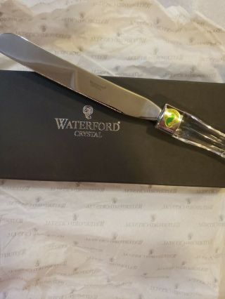 Waterford Crystal " Lismore " Pattern Bridal Knife W/original Box