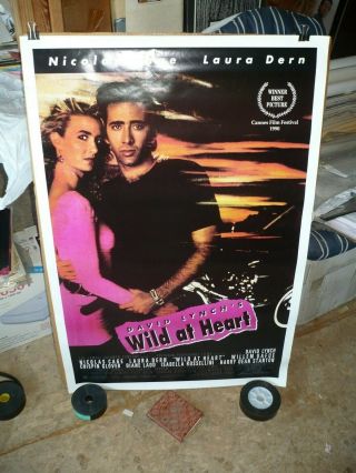 Wild At Heart,  Orig Rolled 1 - Sht / Movie Poster (nicolas Cage) David Lynch Film
