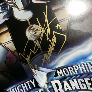 Jason David Frank SIGNED Autographed Mighty Morphin Power Rangers DVD Movie R4 2