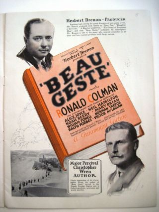 Vintage Program for the Movie 