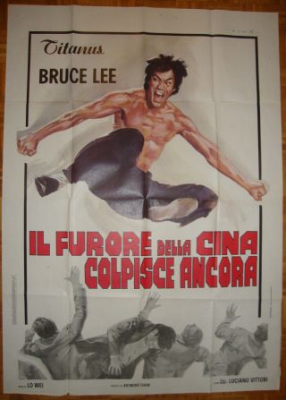 Fists Of Fury Aka The Big Boss - Lo Wei - Bruce Lee - Art By Ciriello - It 2sh (39x55)