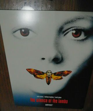 RARE SILENCE OF THE LAMBS MEDIA PROMO PRESS KIT FOLDER INCLUDES ALL STICKERS 2
