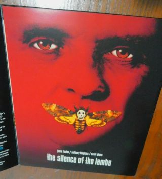 RARE SILENCE OF THE LAMBS MEDIA PROMO PRESS KIT FOLDER INCLUDES ALL STICKERS 3