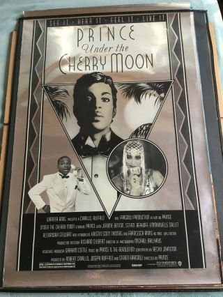 1986 Prince Under The Cherry Moon - One Sheet 27 X 41 - Movie Theater Poster