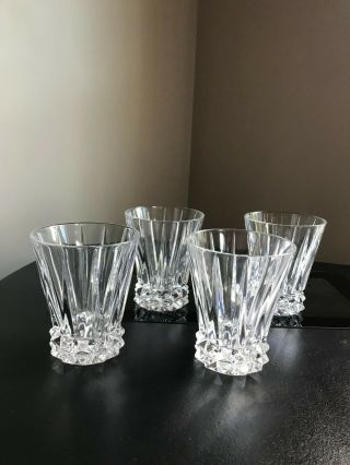 Rosenthal " Blossom " Old Fashioned Glass Made In Germany Set Of 4