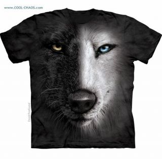 The Wolf You Feed T - Shirt/black Wolf,  White Wolf - Good Vs Darkness,  Tie Dye Art Tee