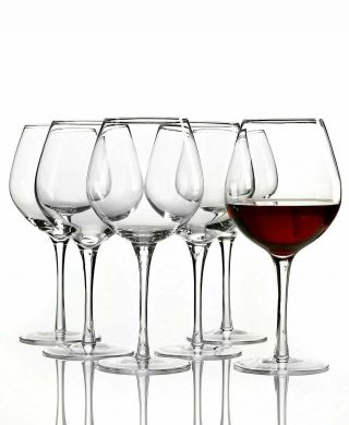 Lenox Tuscany Classics 24 Oz.  Red Wine Glass - Set Of 5 - Clear - Size: Wine Red