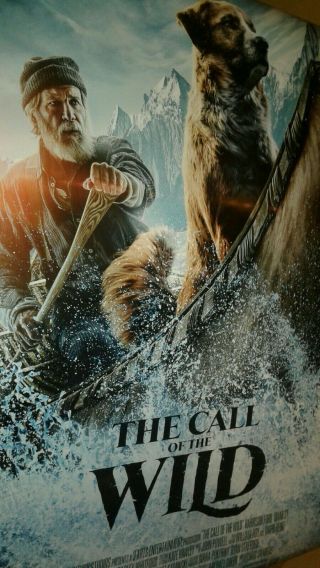 The Call Of The Wild 27x40 Ds Theater Poster W/coa Jack London Buck Dog