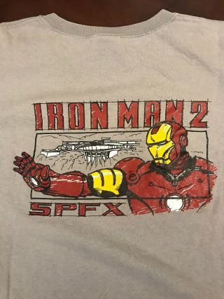 Iron Man 2 Special Effects Production Team Xl T - Shirt