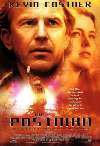 Postman - 1997 - 27x40 Movie Poster - Rare Style B - Kevin Costner