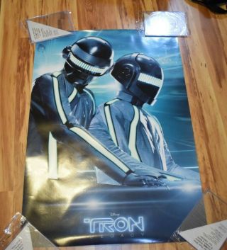 Daft Punk Tron Legacy Limited Edition Glow In The Dark Poster 27 " X 39 "