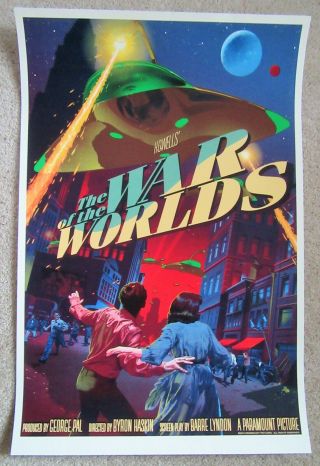 War Of The Worlds 2015 Limited Edition Gitd Art Print Nm