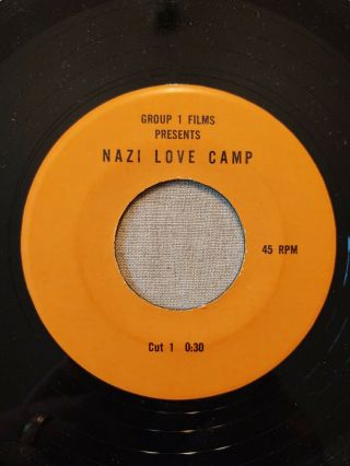 " Nazi Love Camp " Promo Radio Spot Record Grindhouse Exploitation