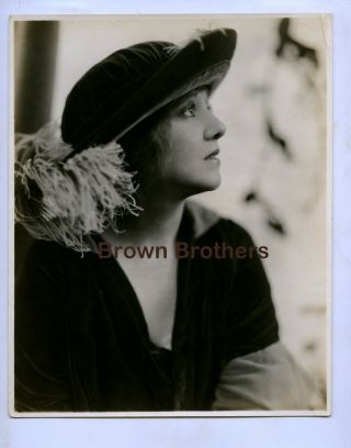 Vintage 1918 Actress Laurette Taylor Dbw Photo By Davis & Sanford - Brown Bros