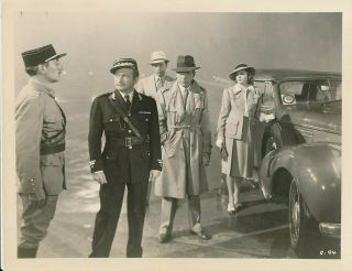 Humphrey Bogart Ingrid Bergman Claude Rains Vintage Casablanca Warner Bro Photo