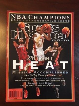 2012,  Miami Heat (lebron James / Dwyane Wade),  " Sports Illustrated " Comm.  Issue