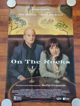 On The Rocks (2020) D/s Orig Movie Poster 2 - Sided 27x40 Coppola Bill Murray A24