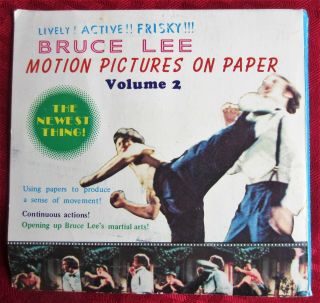 Bruce Lee Flipbooks Motion Pictures On Paper Volume 2 Fist Of Fury Kung Fu