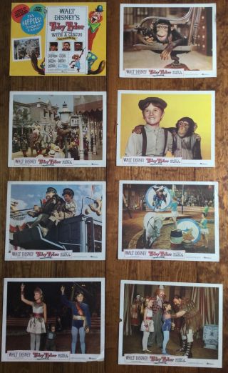 1960 Lobby Card Set (1 - 8) : Toby Tyler - 10 Weeks With A Circus - Disney