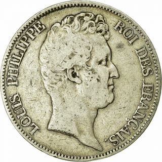 [ 731999] Coin,  France,  Louis - Philippe,  5 Francs,  1830,  Paris,  Sans Le I