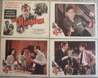 1951 The Hoodlum 11 X 14 (7) Lobby Cards Lawrence Tierney Film Noir