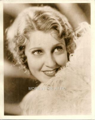 Jeanette Macdonald Vintage Uk Issued Double Weight Portrait Still