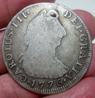 1776 Pr (4 Reales) Bolivia - Potosi (silver) - - Historic Date - - - -
