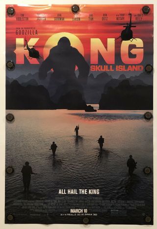 Kong: Skull Island 27 " X 40 " Ds/rolled Movie Poster - 2017