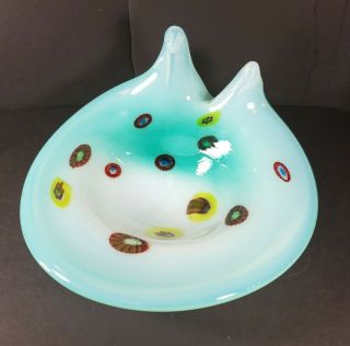 Millefiori Studio Hand Crafted Art Glass Bowl Dish 2