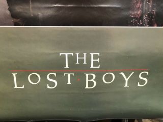 Vintage 1987 The Lost Boys Movie Poster - Vampires 3