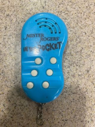 Mr.  Mister Rogers In Your Pocket Electronic Key Chain With 6 Phrases Pre - Owned