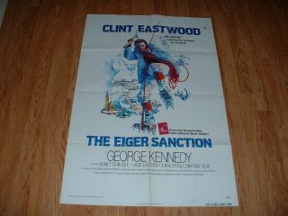 The Eiger Sanction - Eastwood - 1975 One Sheet