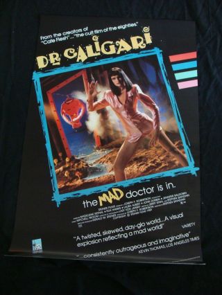 Dr Caligari Movie Poster Madeleine Reynal Video Promo 1990
