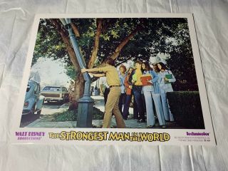 Walt Disney ‘The Strongest Man In The World’ Set Of 8 Lobby Cards 1974,  11”x14” 2