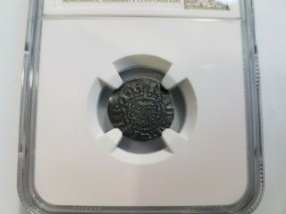 England King Henry III 1250 - 72 NGC Hammered Silver Penny London Ricard S - 1367A 2