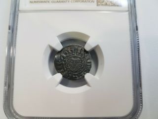 England King Henry III 1250 - 72 NGC Hammered Silver Penny London Ricard S - 1367A 3