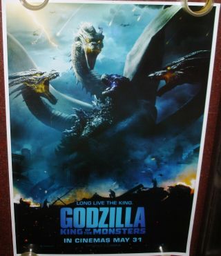 GODZILLA : KING OF THE MONSTERS (2019) DOUBLE SIDED DS POSTER 2