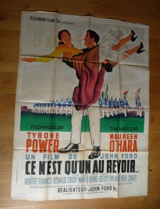 Long Gray Line John Ford French Movie Poster 63 " X47 " 