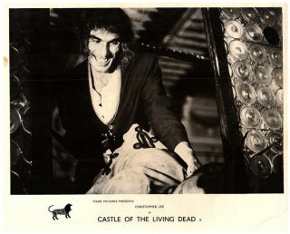 Castle Of The Living Dead Lobby Card Zombie Man About To Eat Victim