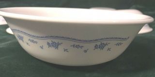 Set 10 Corelle Corning Morning Blue 6.  25 Inch Cereal Soup Bowls