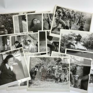 Vintage Photos Movie Stills Blood Of Bataan 1953 Leopoldo Salcedo Fernando Royo
