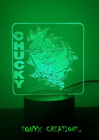 Chucky Childs Play Good Guy Doll Led Night Lamp Movie Character Seed Of Chucky