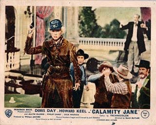 Calamity Jane Lobby Card Doris Day With Gun