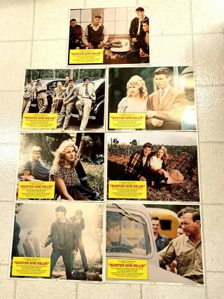 7 Buster And Billie,  Orig 1974 Lobby Cards [jan - Michael Vincent,  Robert Englund]