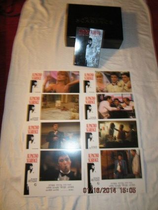 Black Box Containing Scarface Two - Disc Anniversary Edition Dvd And 8 Posters