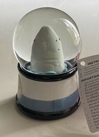 Universal Jaws Movie Poster Promo Light up Shark Mini Snowglobe Snow Globe 3