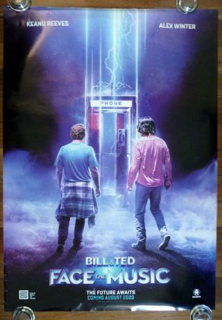 Bill & Ted Face The Music 2020 Australian One Sheet Movie Poster Ver.  B