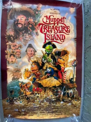 Muppet Treasure Island 27x40 Ds Theatrical Poster In Vg