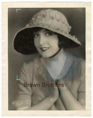 1920s Hollywood Betty Bronson " Peter Pan " 11x14 " Dbw Photo By Edwin Bower Hesser